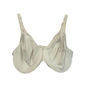 Bali Lace Wirefree Smoothing Comfort‎ Minimizer Bra Beige 42DD